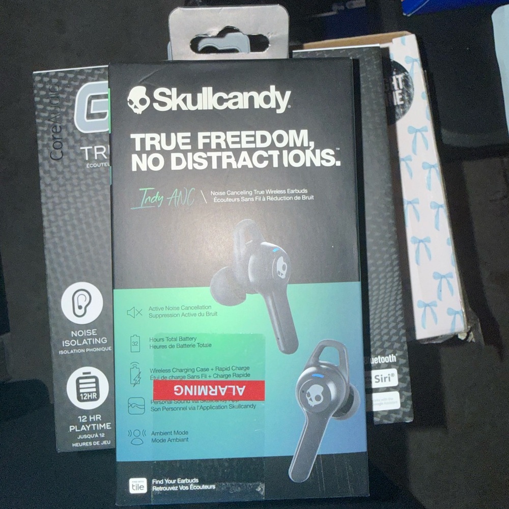 Skullcandy Indy ANC Wireless Earbuds - Black